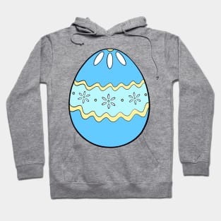 Blue Daisy Easter Egg Hoodie